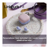 Sony Supporto Air Fitting per LinkBuds Fit - Maggiore comfort, vestibilità sicura migliorata, personalizza le tue cuffie, solo per LinkBuds Fit - Ash Blue