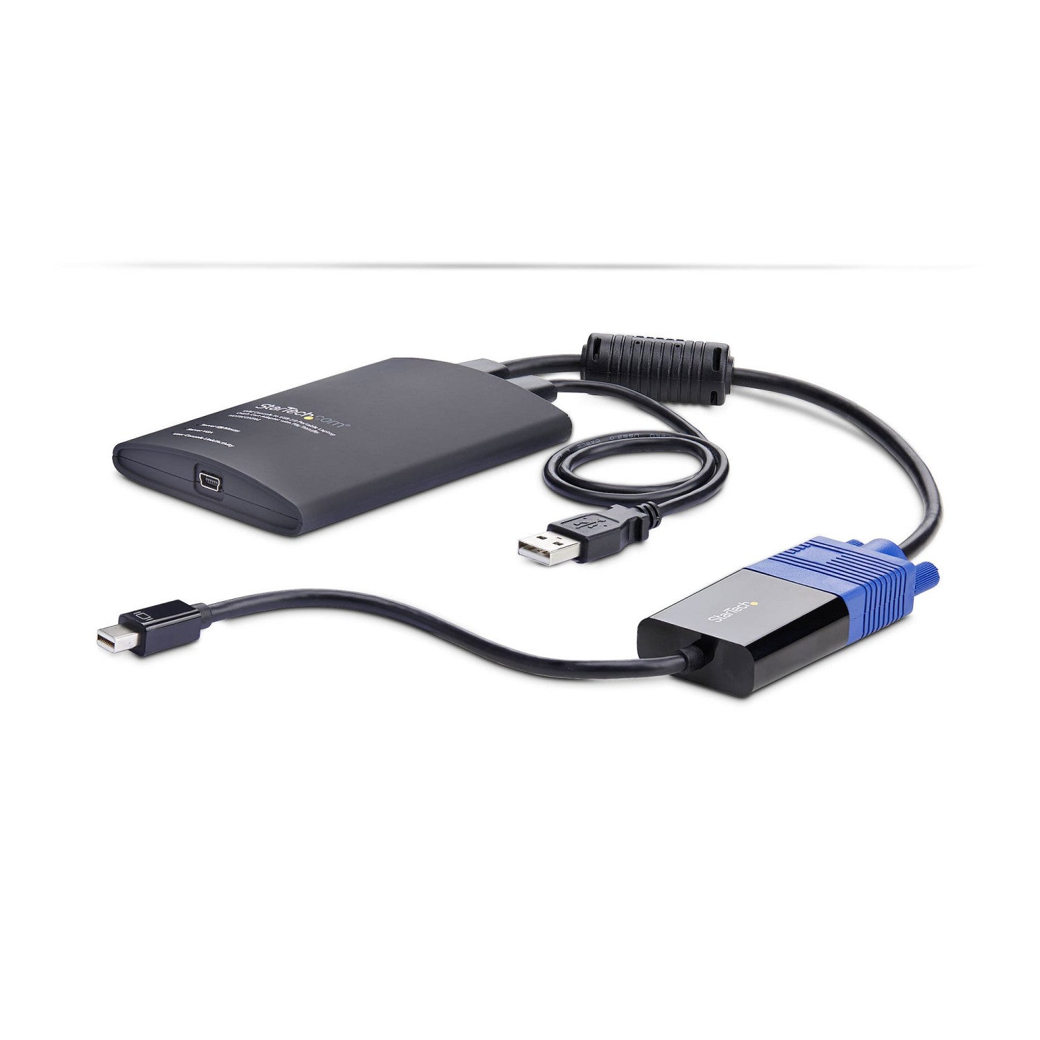 StarTech.com Adattatore Crash Cart Portatile per laptop, Console KVM con USB/VGA/Mini DisplayPort; trasferimento file e acquisizione video, TAA