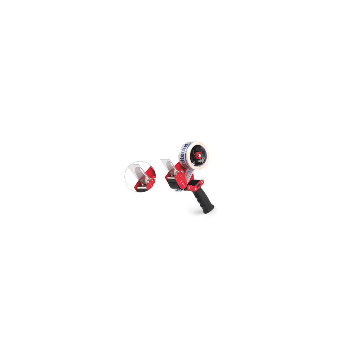 Artiglio 3025 dispenser nastro adesivo Nero, Rosso