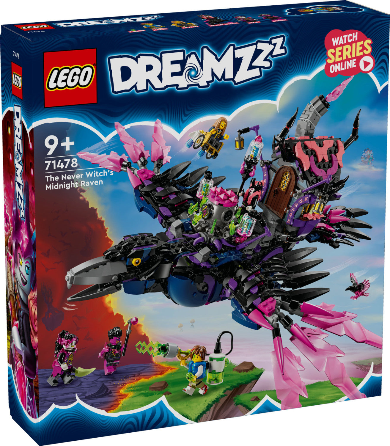 LEGO DREAMZzz Il Corvo di Mezzanotte della Mai-Strega 71478 Set 9 1203 Pezzi