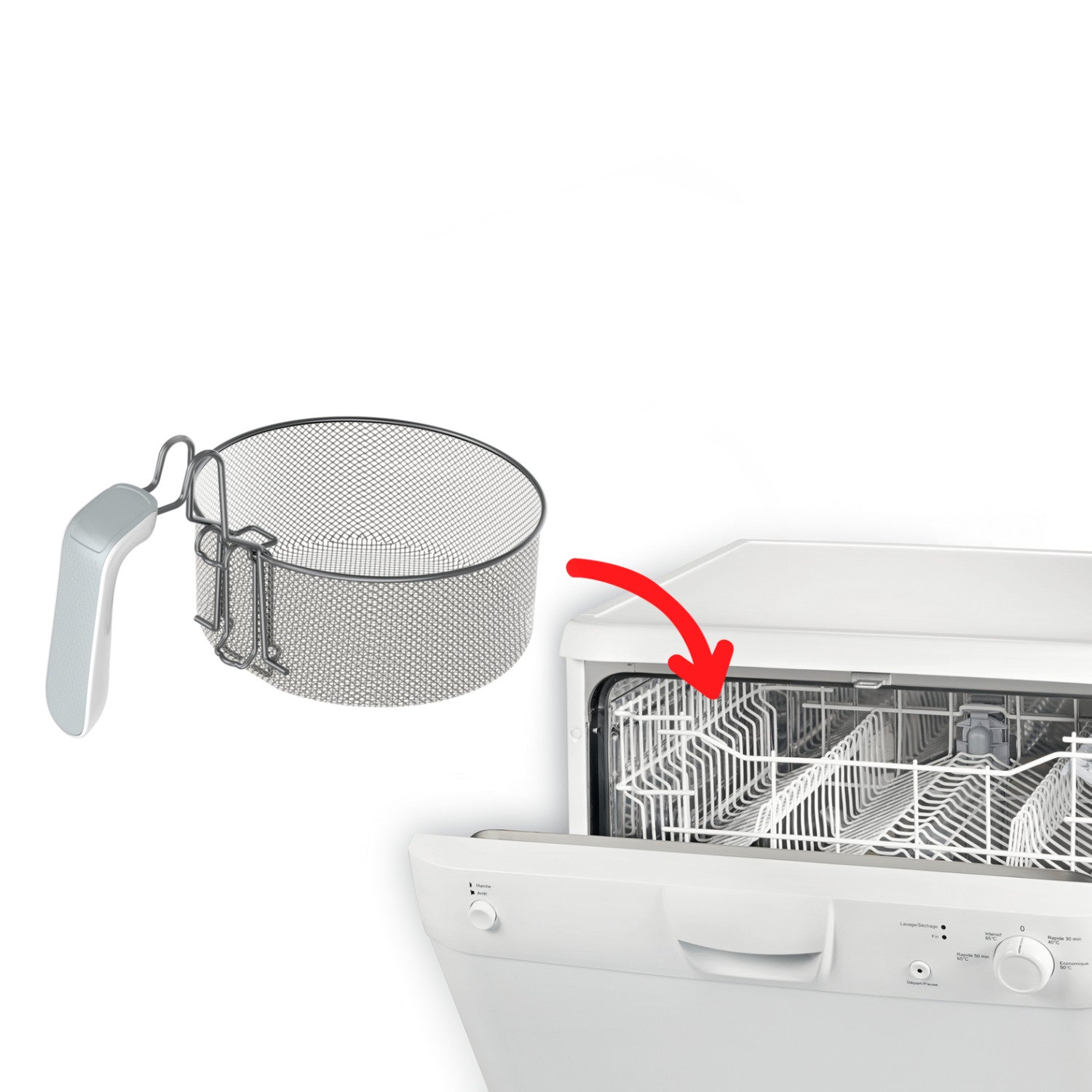 Moulinex AF2031 Friggitrice Singolo Indipendente 1600 W Bianco