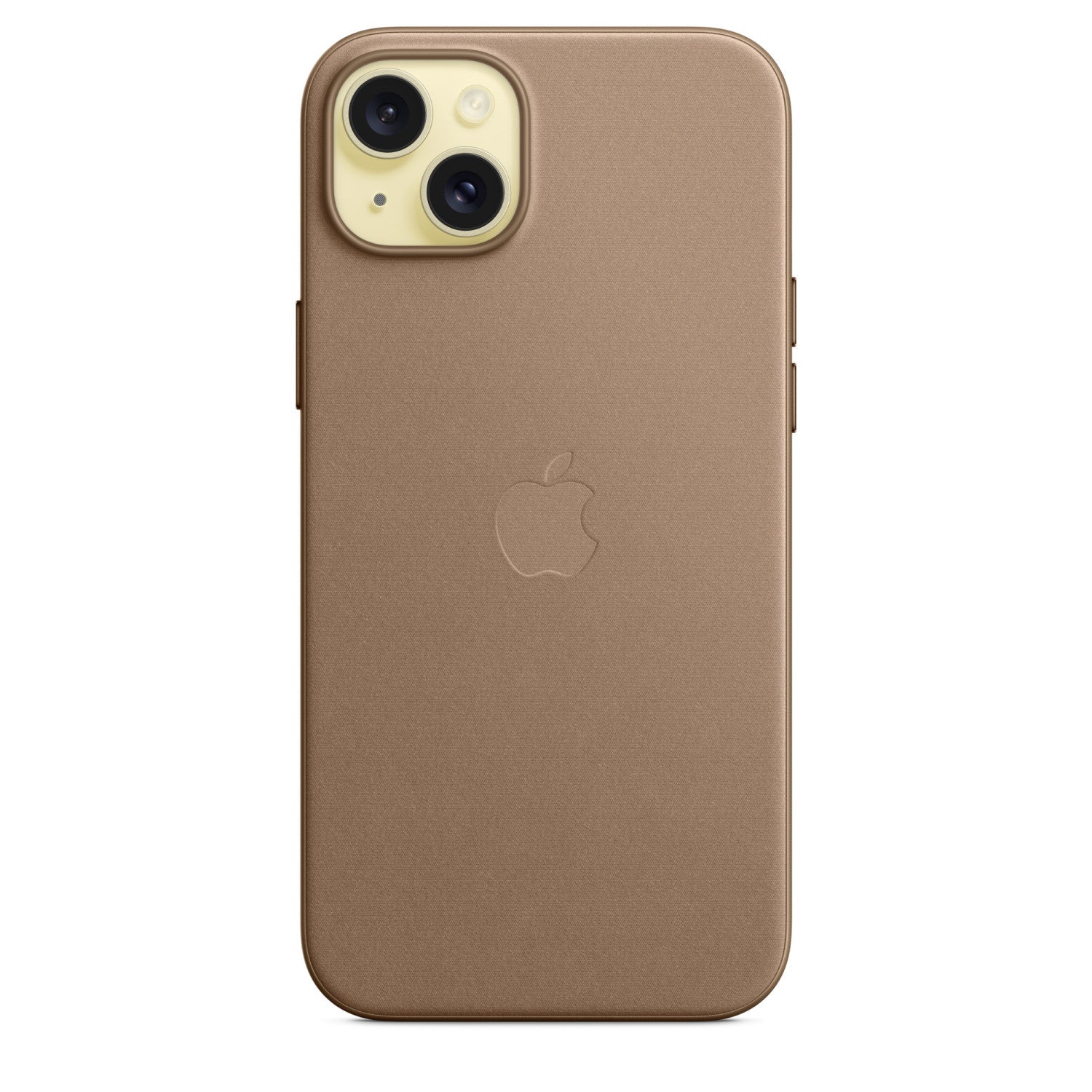 Apple Custodia Cover Case MagSafe in Tessuto Finewoven per Iphone 15 Plus A3094 Grigio Talpa