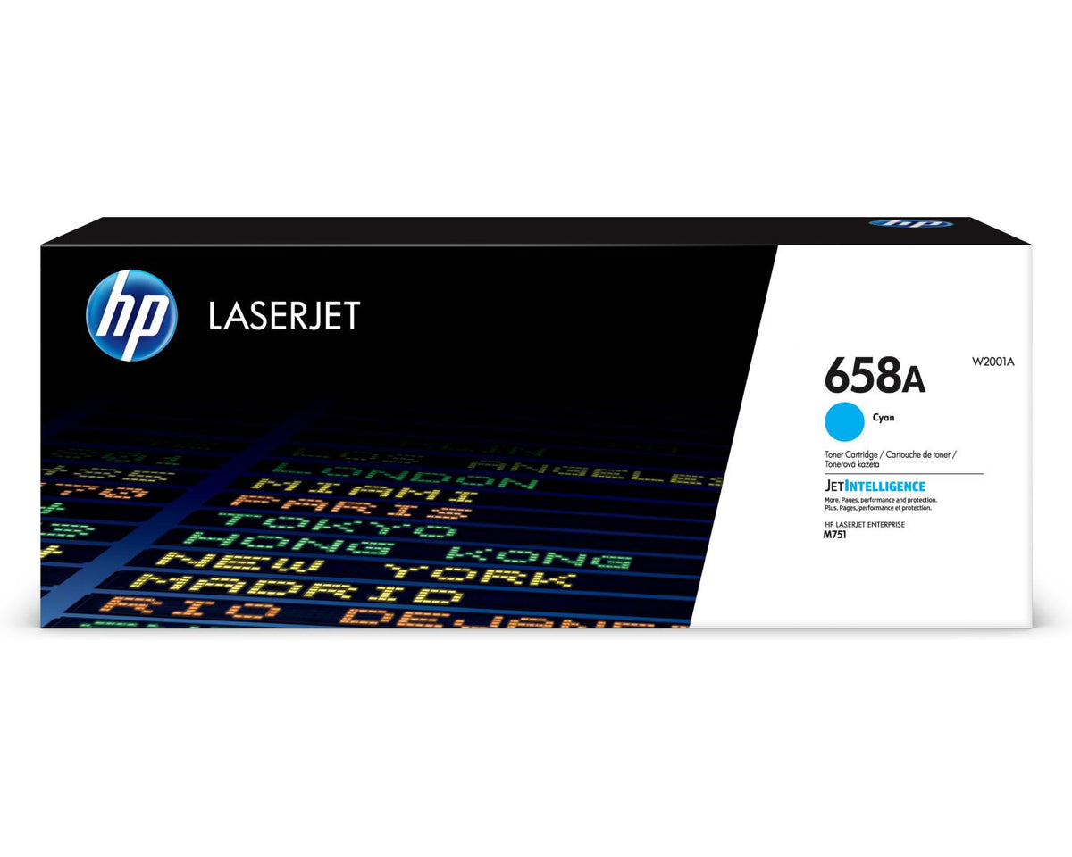 HP Cartuccia Toner Ciano Originale LaserJet 658A