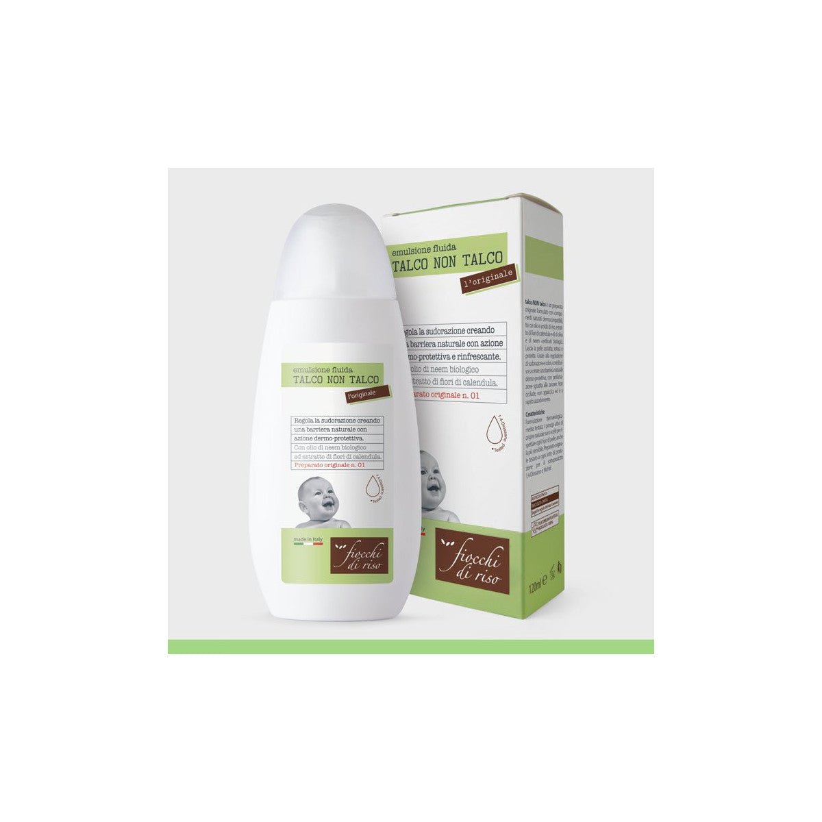 Fiocchi Di Riso Talco Non Talco L'Originale Emulsione Fluida 240 Ml