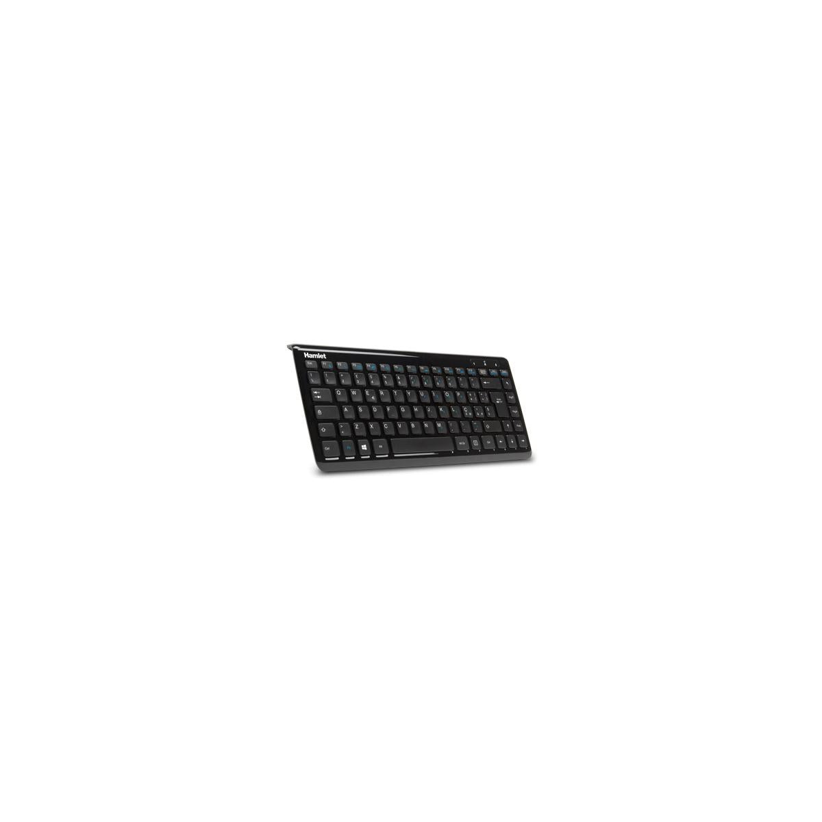 Hamlet XKKITA400CU tastiera USB QWERTY Italiano Nero