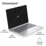 HP DL5L3AT laptop Copilot PC Intel Core Ultra 7 Computer portatile 40,6 cm (16") WUXGA 32 GB DDR5-SDRAM 1 TB SSD Wi-Fi 7 (802.11be) Windows 11 Pro Argento