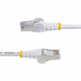 StarTech.com Cavo Ethernet CAT8 bianco da 3m, RJ45 Snagless, 25G/40G, 2000MHz, 100W PoE , S/FTP, cavo lan in rame puro 26AWG, LSZH, cavo patch di rete schermato con rilievi di trazione, testato individualmente