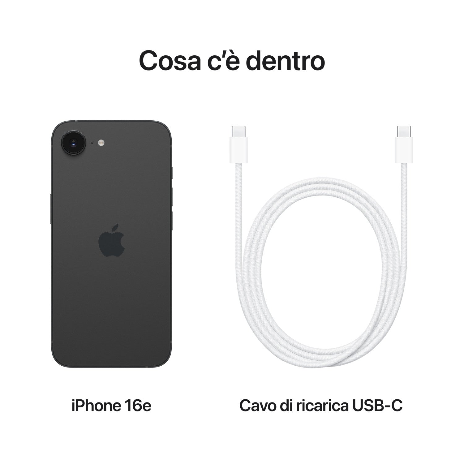 Apple iPhone 16e smartphone 128GB Nero