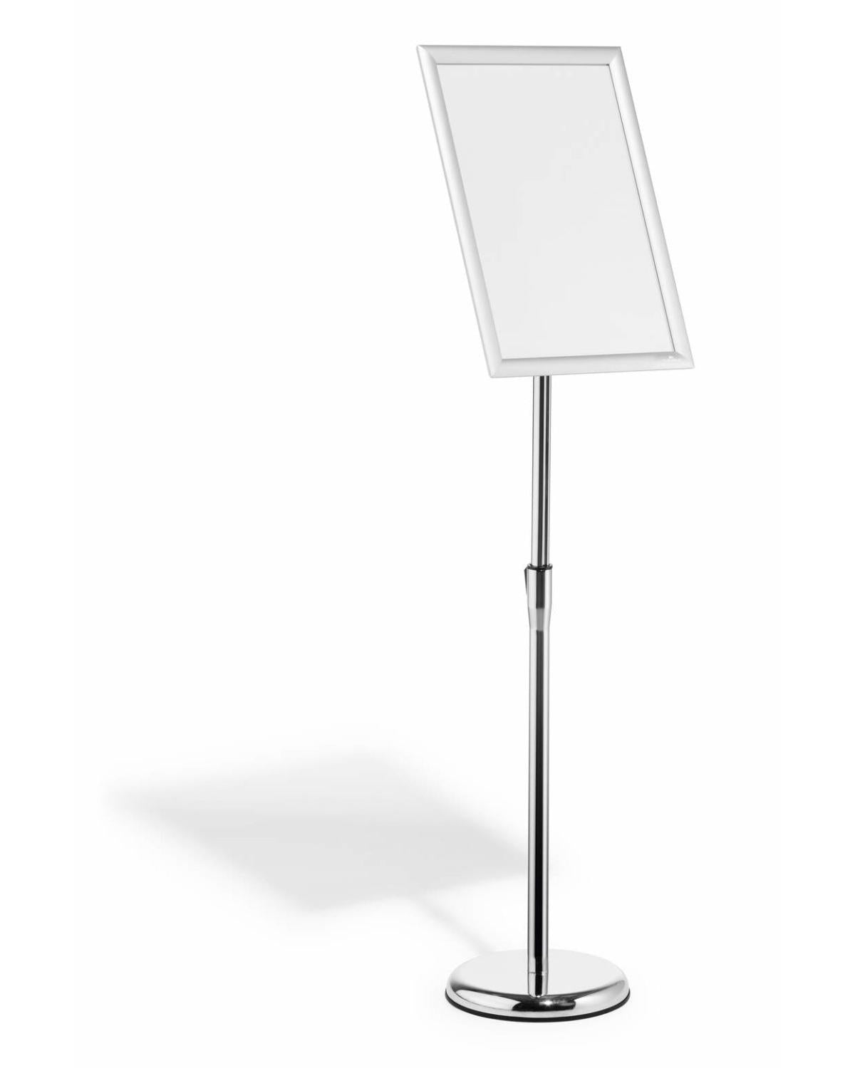 Durable 479923 stand informativo e supporto per brochure A3 Alluminio, Plastica, Acciaio Argento