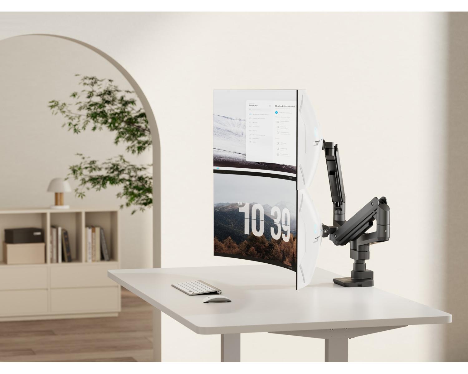 Equip 650182 supporto da tavolo per Tv a schermo piatto 88,9 cm (35") Nero Scrivania