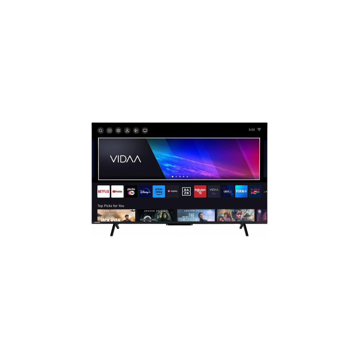 Toshiba 55QV2463DA TV 139,7 cm (55") 4K Ultra HD Smart TV Nero 250 cd/m²