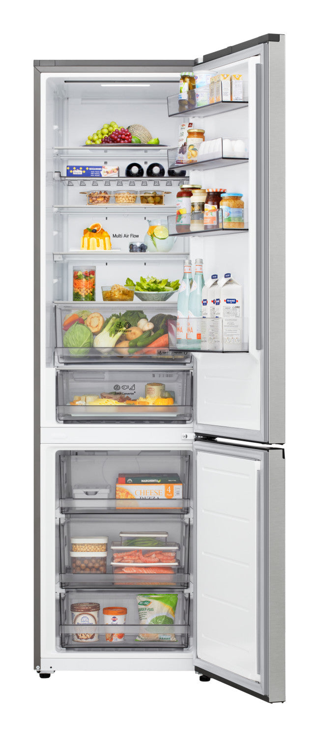 LG GBBS312APY Frigorifero combinato Fit & Max 60cm, Classe A, 333L, AI Inverter, Prime Silver