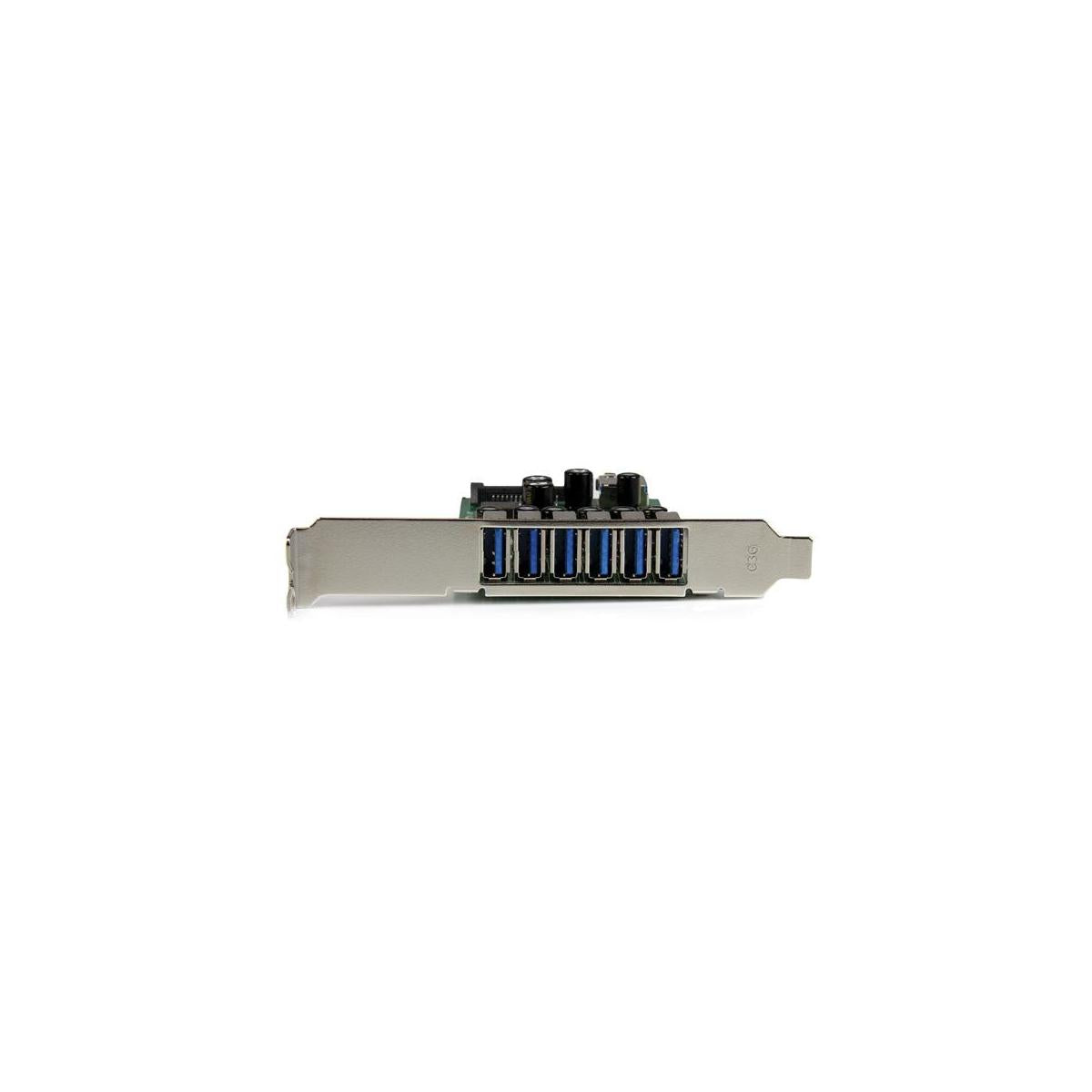 StarTech.com Scheda Espansione PCI Express USB 3.0 a 7 porte con profilo basso e standard - alimentazione SATA
