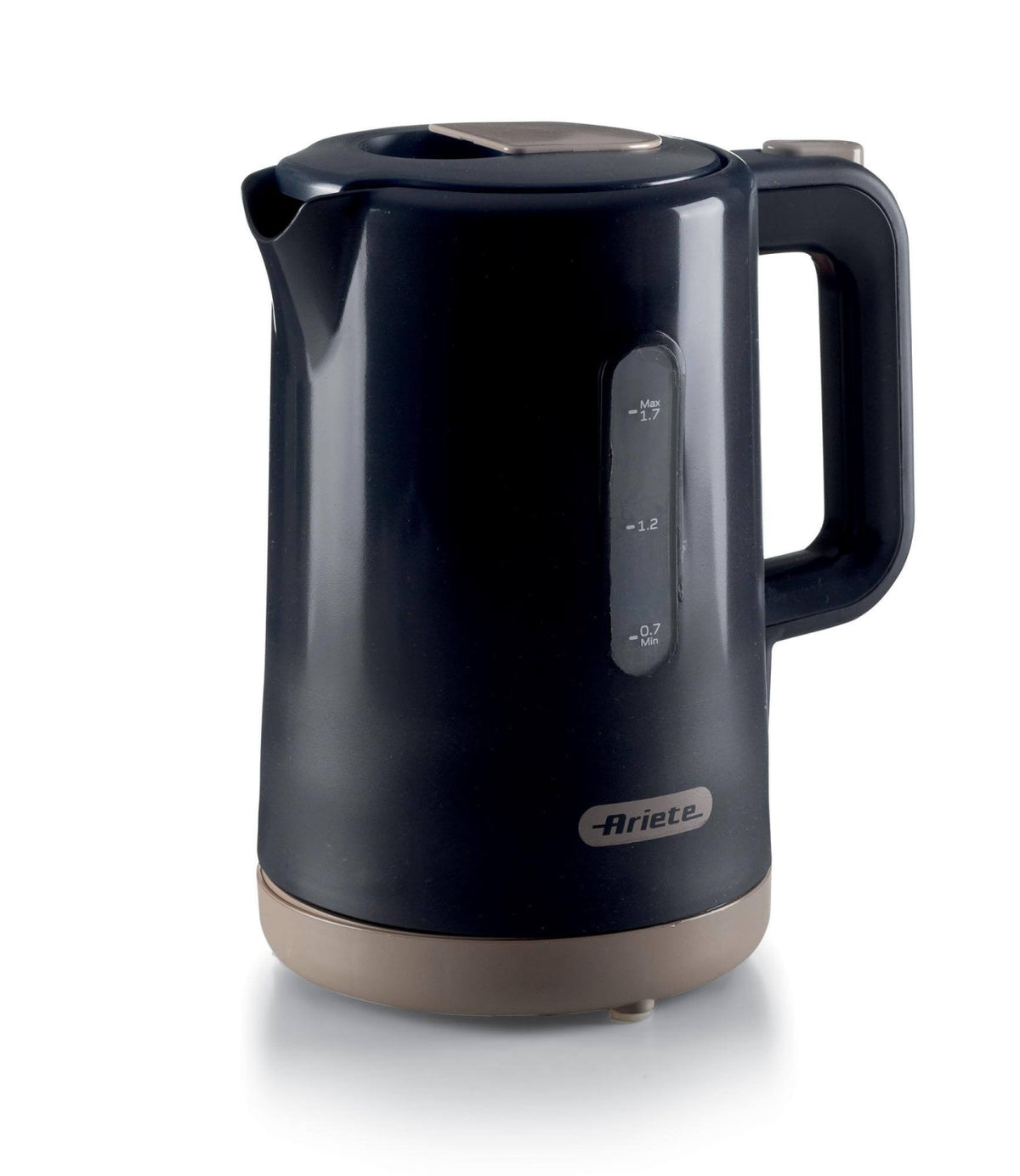 Ariete 00C284600AR0 Bollitore 1.7L Breakfast Dark Grey Capacità tanica acqua 1.7 L Potenza 2200 W Materiale della scocca Plastica Indicatore del livello dell'acqua Senza filo Grigio