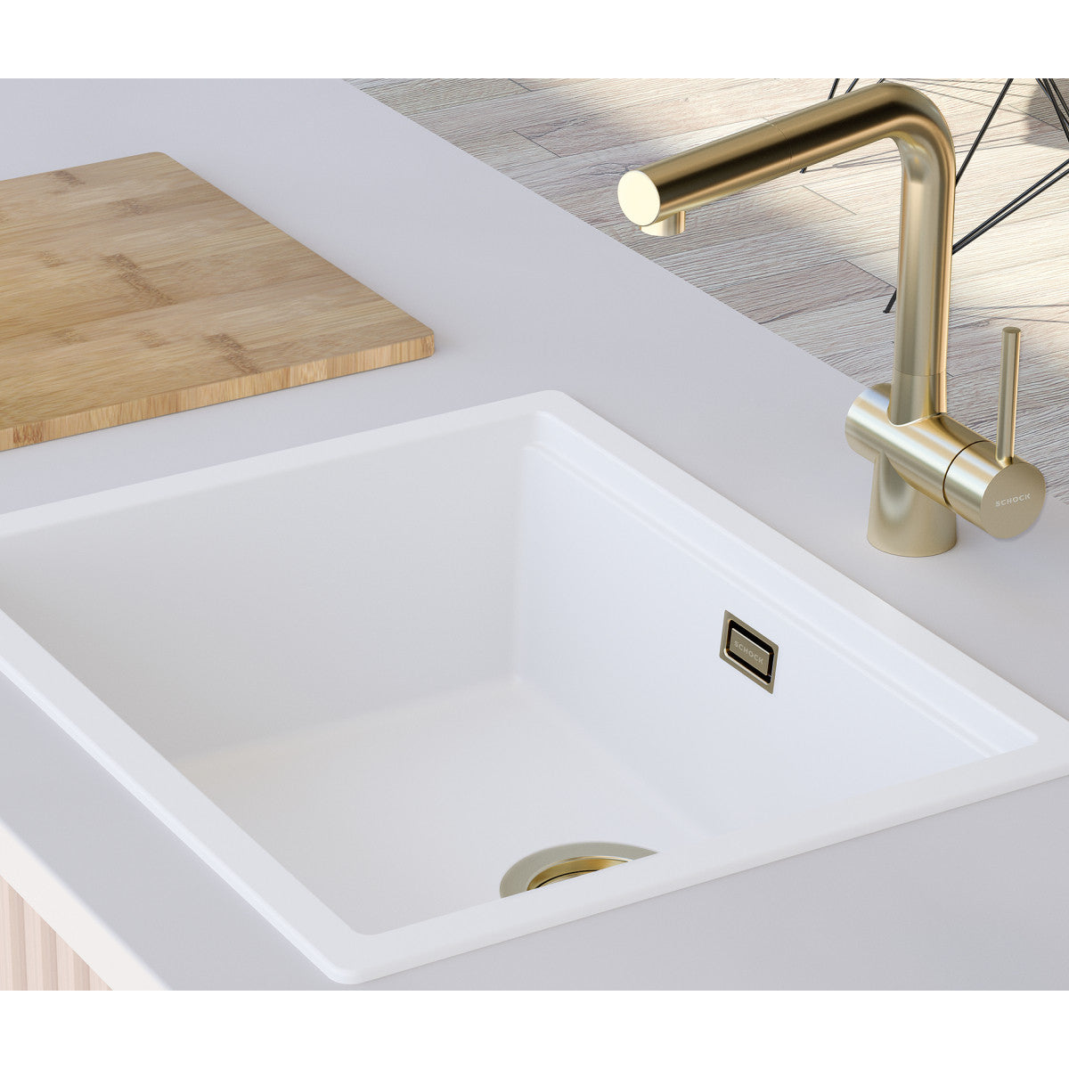 Schock Lahti N100L Lavello montato su piano Rettangolare Cristalite