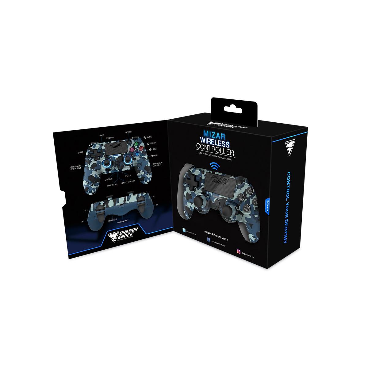 Dragonshock Mizar Mimetico Bluetooth Gamepad PlayStation 4