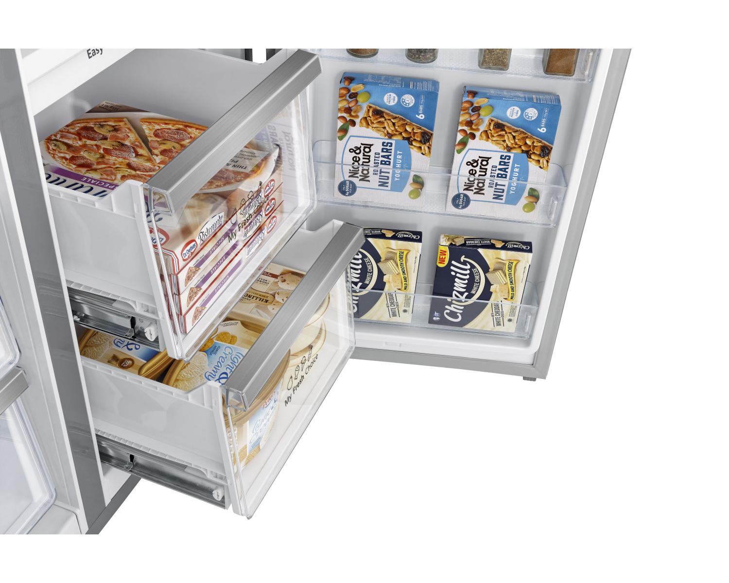 Hisense RQ758N4SWSE frigorifero side-by-side Libera installazione 606 L E Acciaio inox