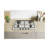 Candy CHW6BR4WX Piano Cottura Acciaio Inossidabile Da Incasso Gas 4 Fornelli