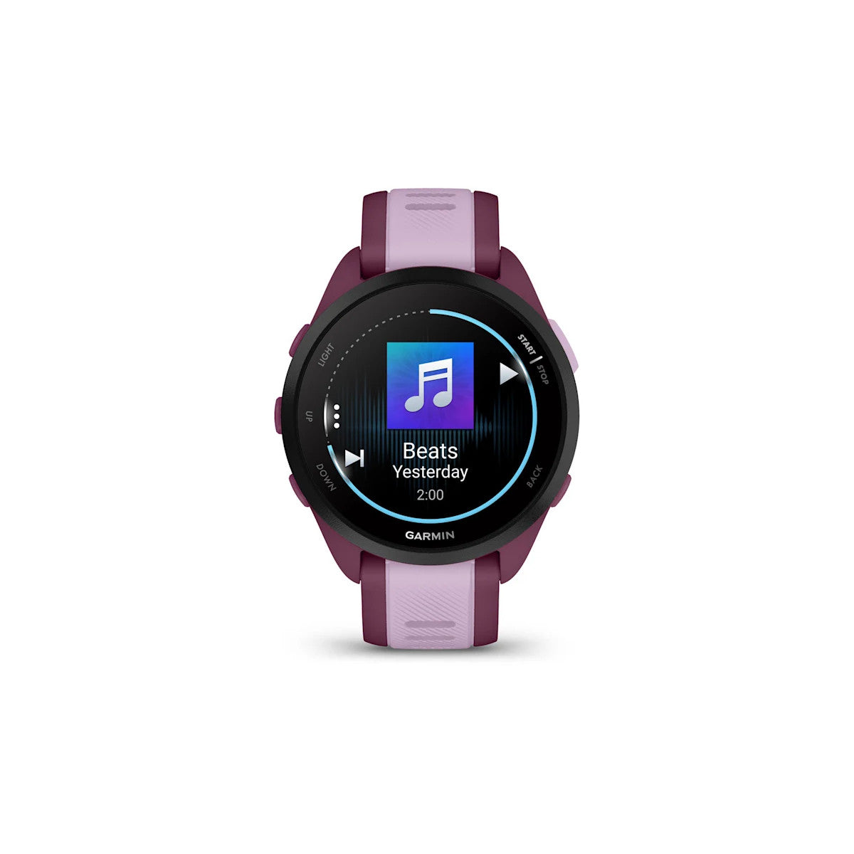 Garmin Forerunner 165 Music AMOLED 43 mm Digitale 390 x 390 Pixel Touch screen Viola GPS (satellitare)