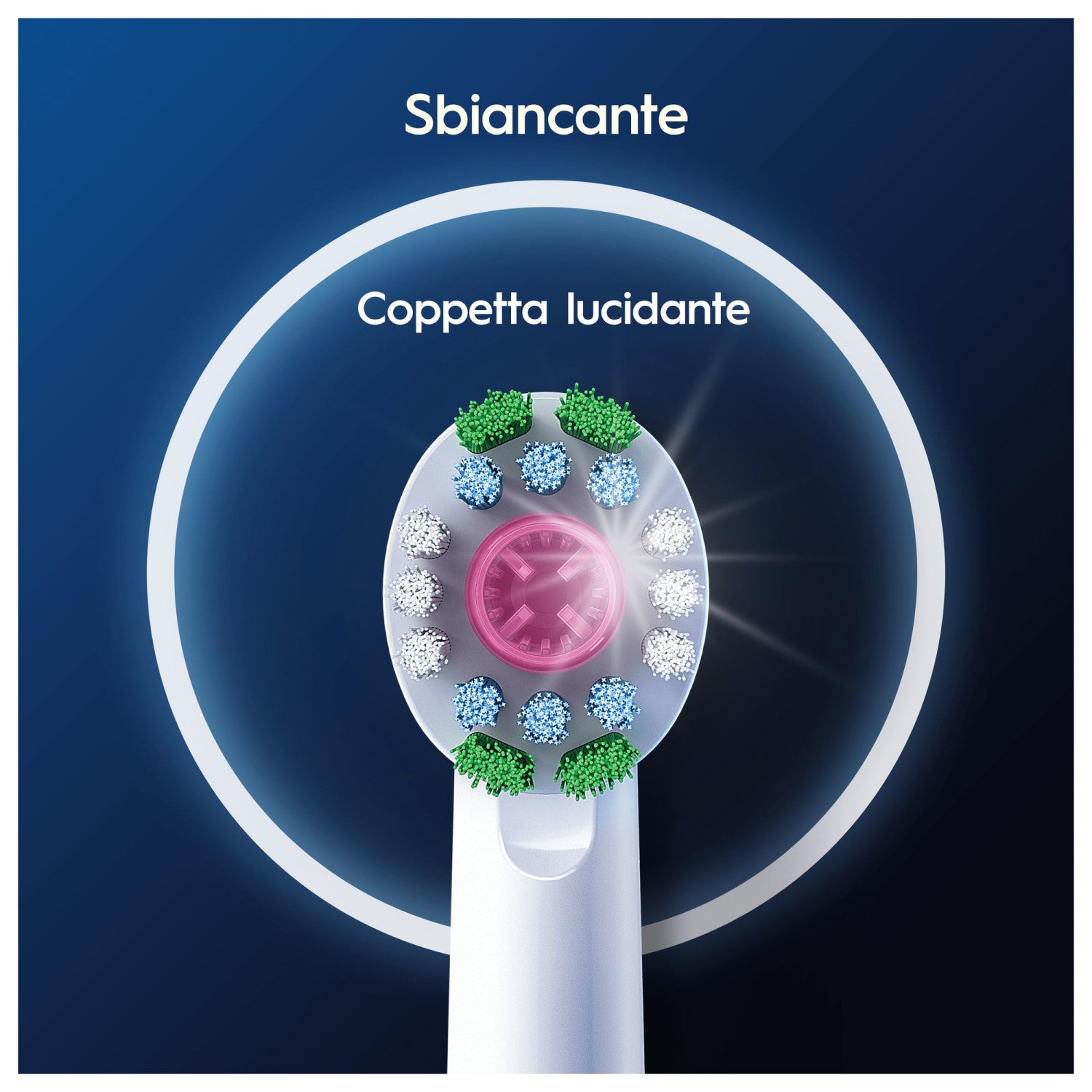 Oral-B Testine Di Ricambio Pro 3D White 3 pz Bianco