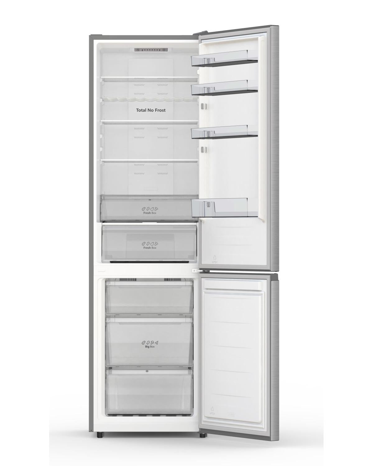 Hisense RB440N4ACA frigorifero con congelatore Libera installazione 336 L A Acciaio inox