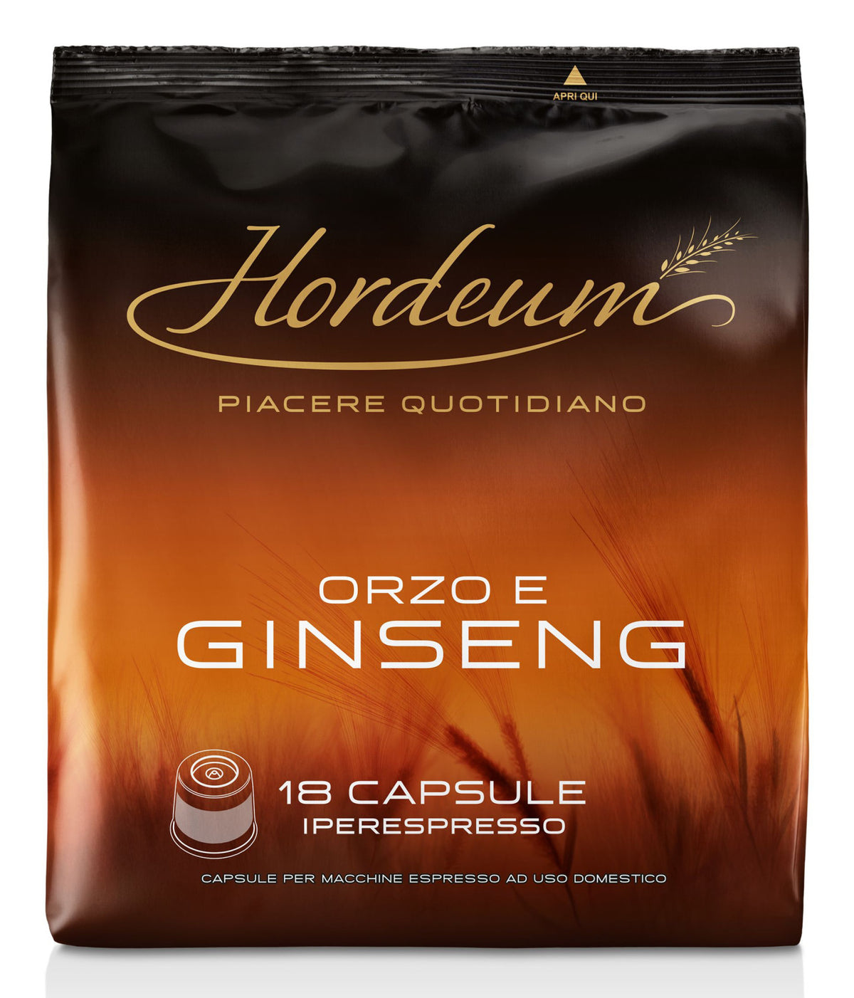 Illy 18 Caffè in Capsule Iperespresso HORDEUM Orzo Ginseng