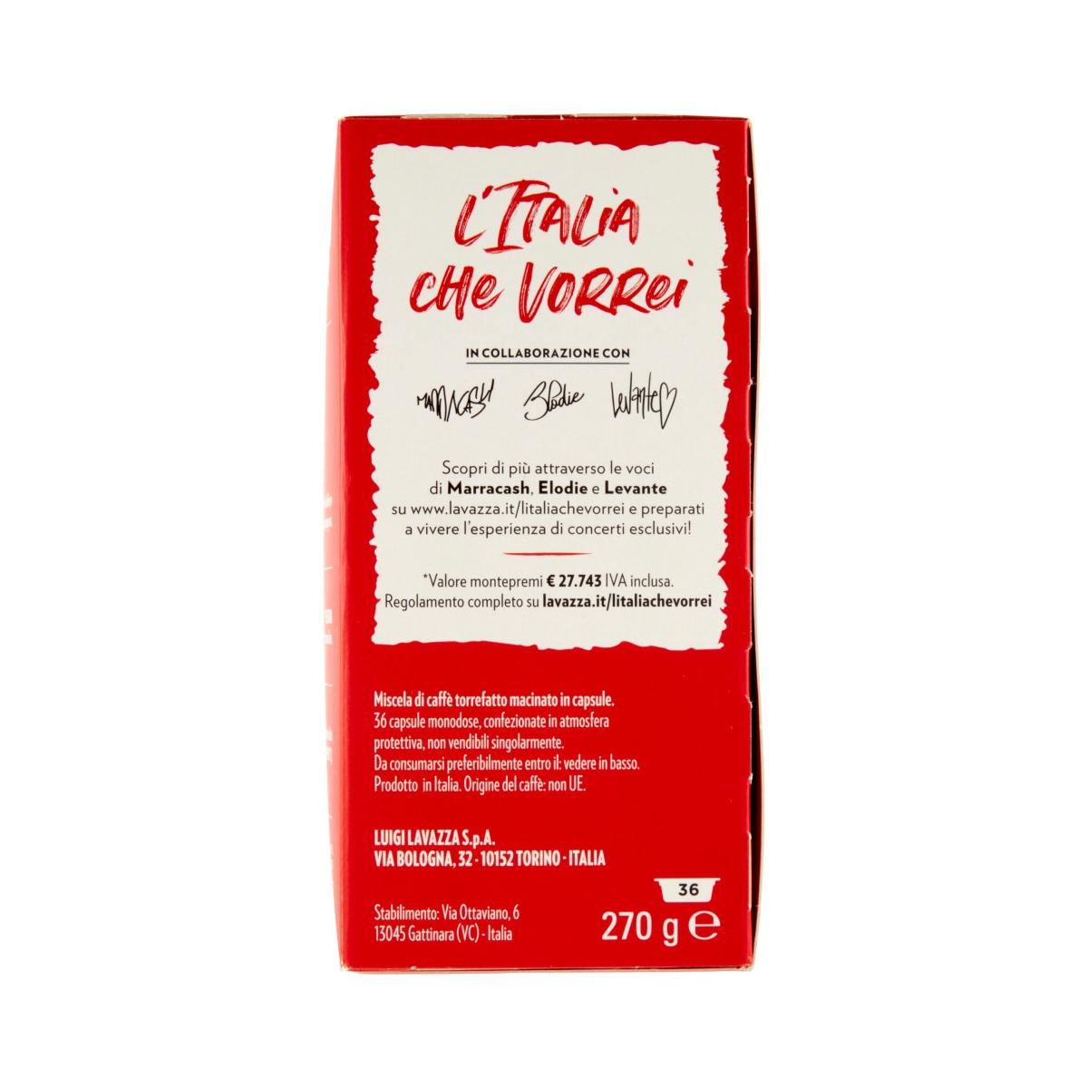 Lavazza A Modo Mio Qualita' Rossa 36 Capsule Caffe'