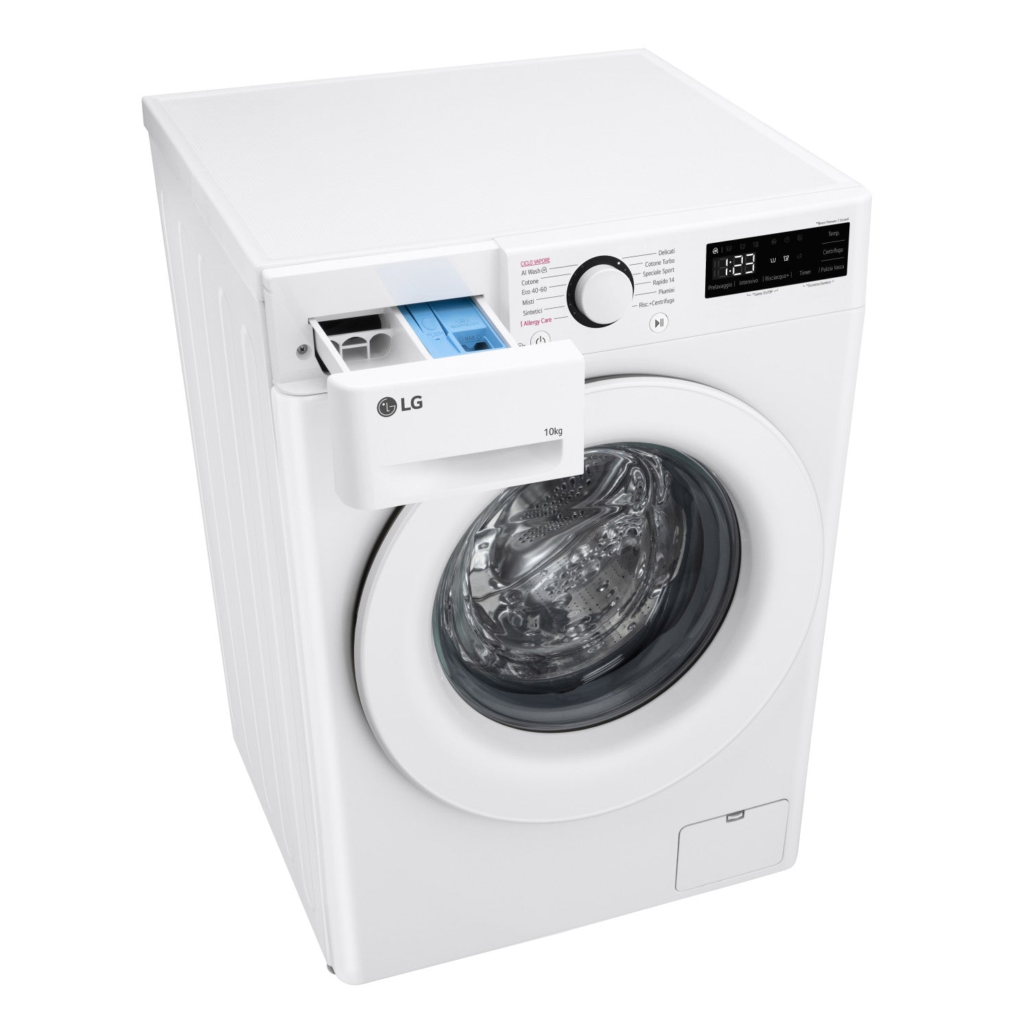 LG F4R3010NSWW Lavatrice 10kg AI DD Classe A 1400 giri Lavaggio a Vapore Bianco