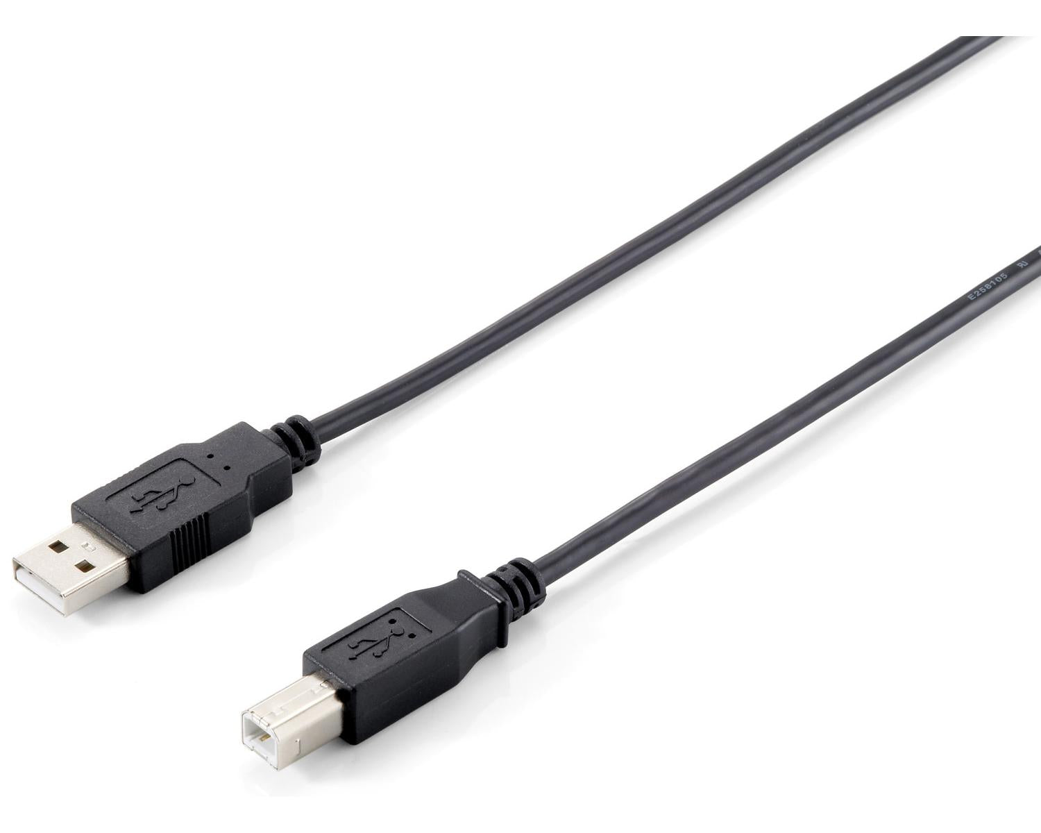 Equip 128861 cavo USB USB 2.0 3 m USB A USB B Nero