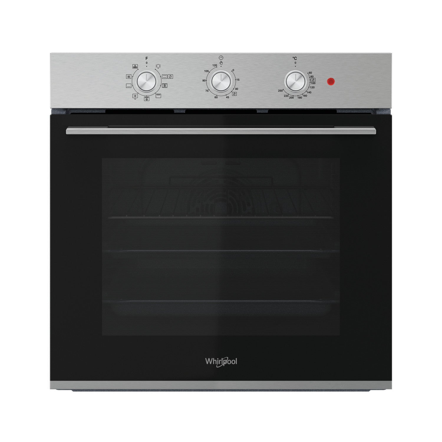 Whirlpool OMK38HU0X Forno elettrico 71 L classe A Nero Acciaio inox