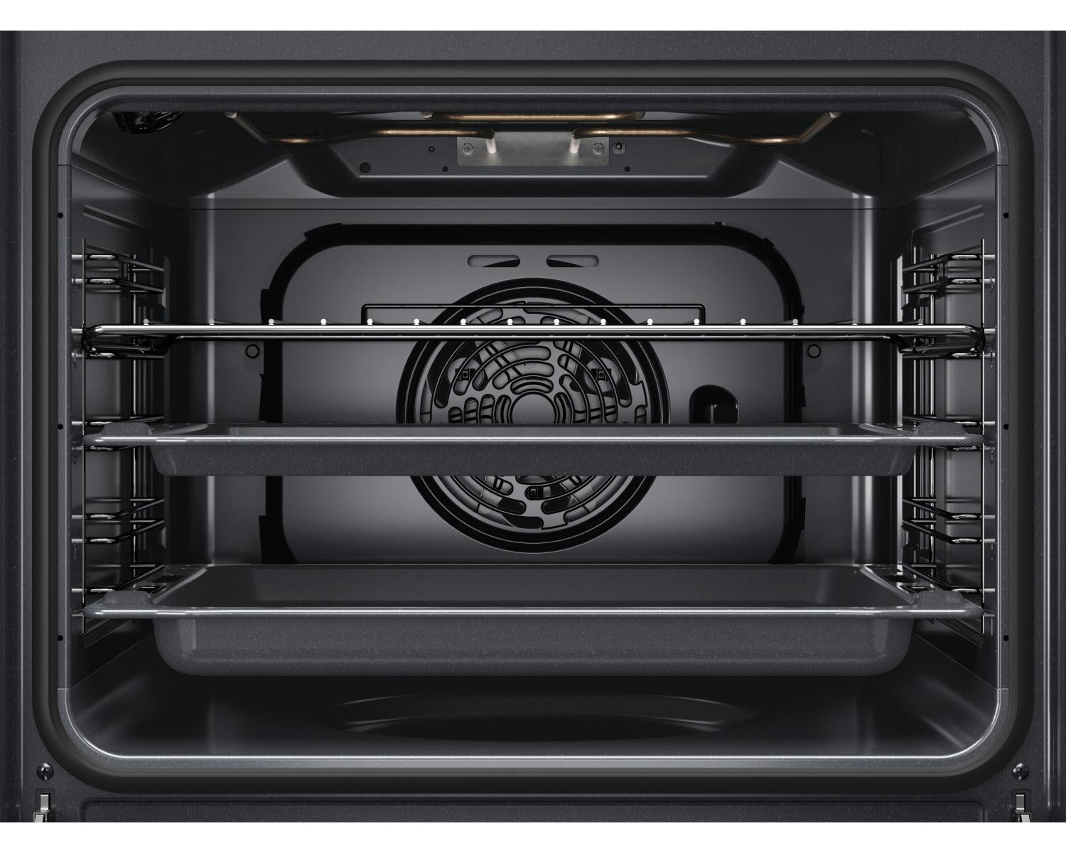 Whirlpool OMK38HU0X Forno elettrico 71 L classe A Nero Acciaio inox