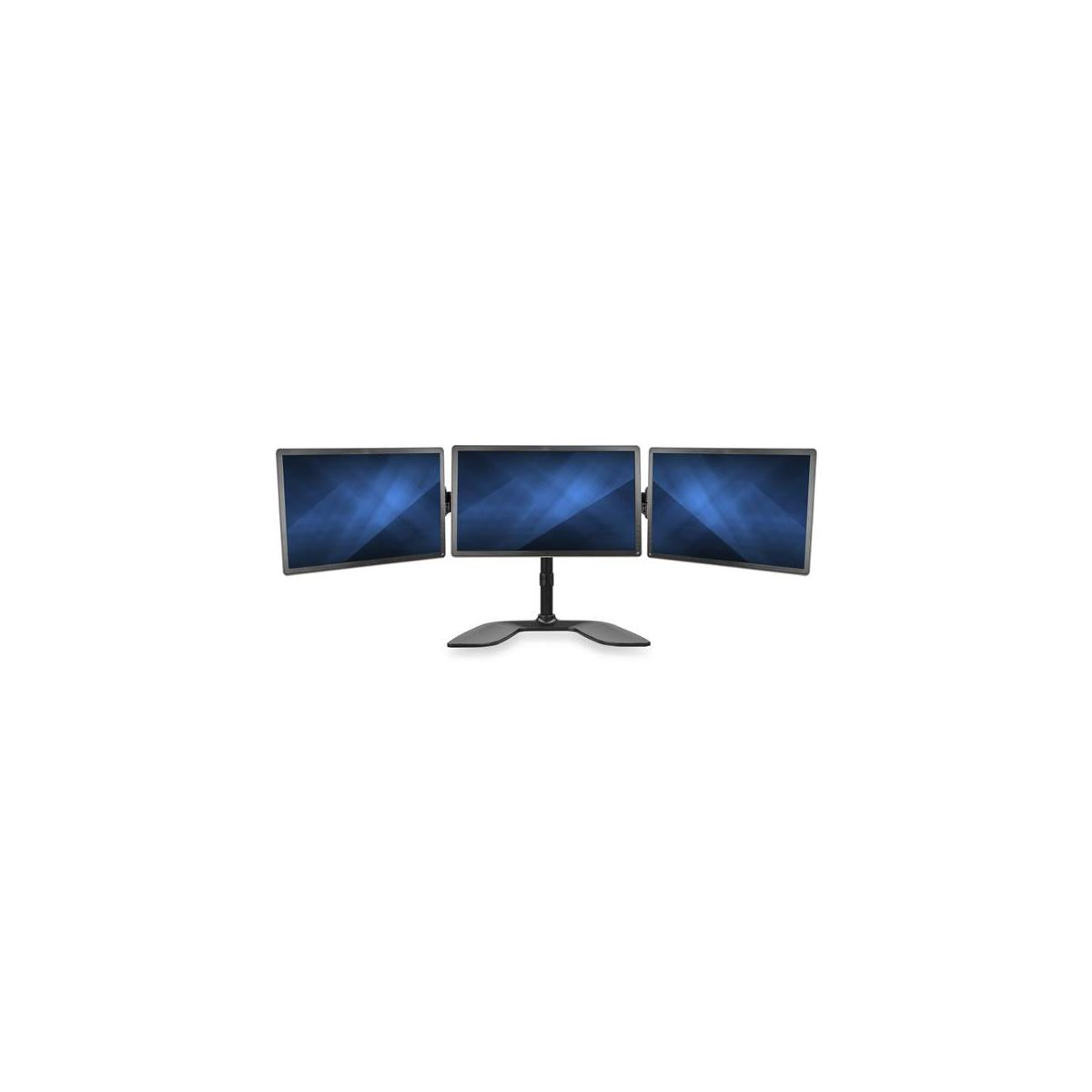 StarTech.com ARMBARTRIO2 supporto da tavolo per Tv a schermo piatto 68,6 cm (27") Nero Scrivania