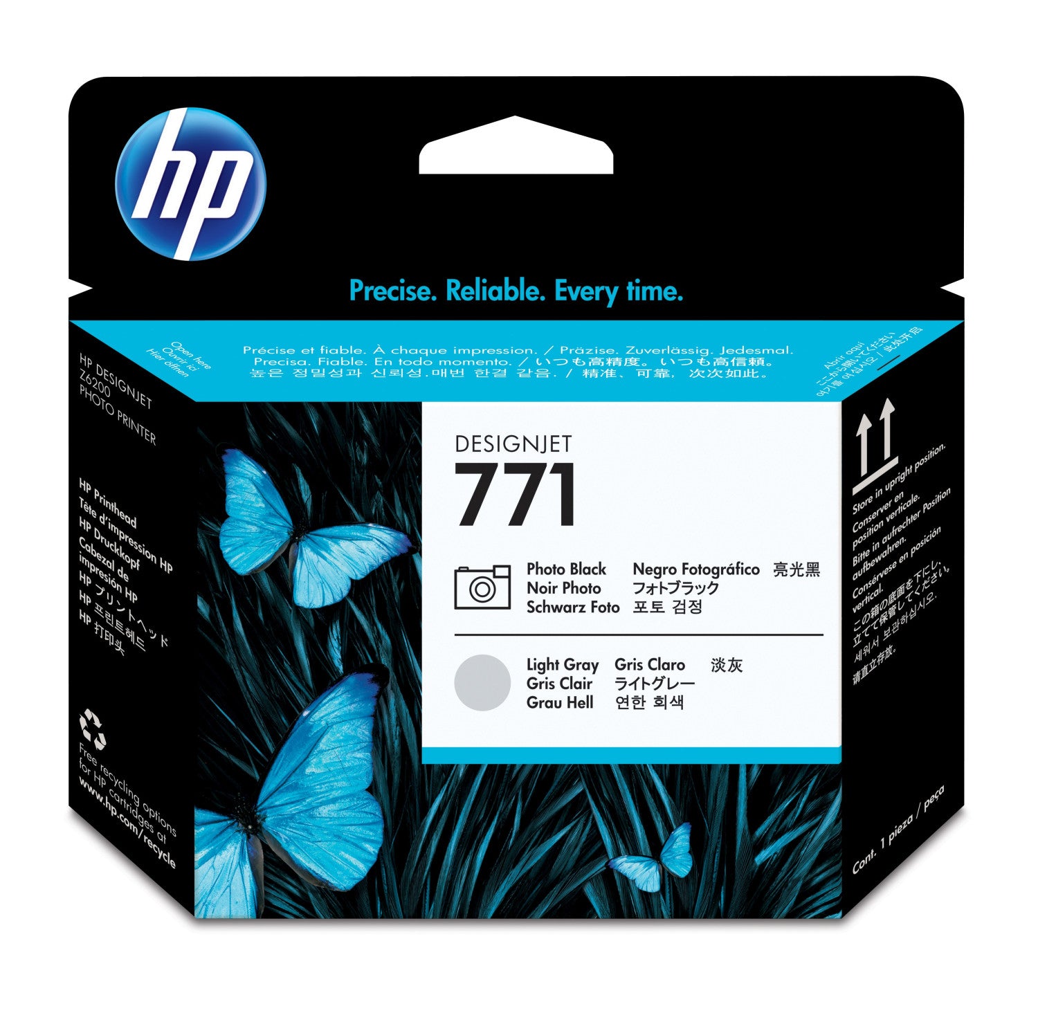 HP 771 Testina Stampante Ad Inchiostro Nero Grigio