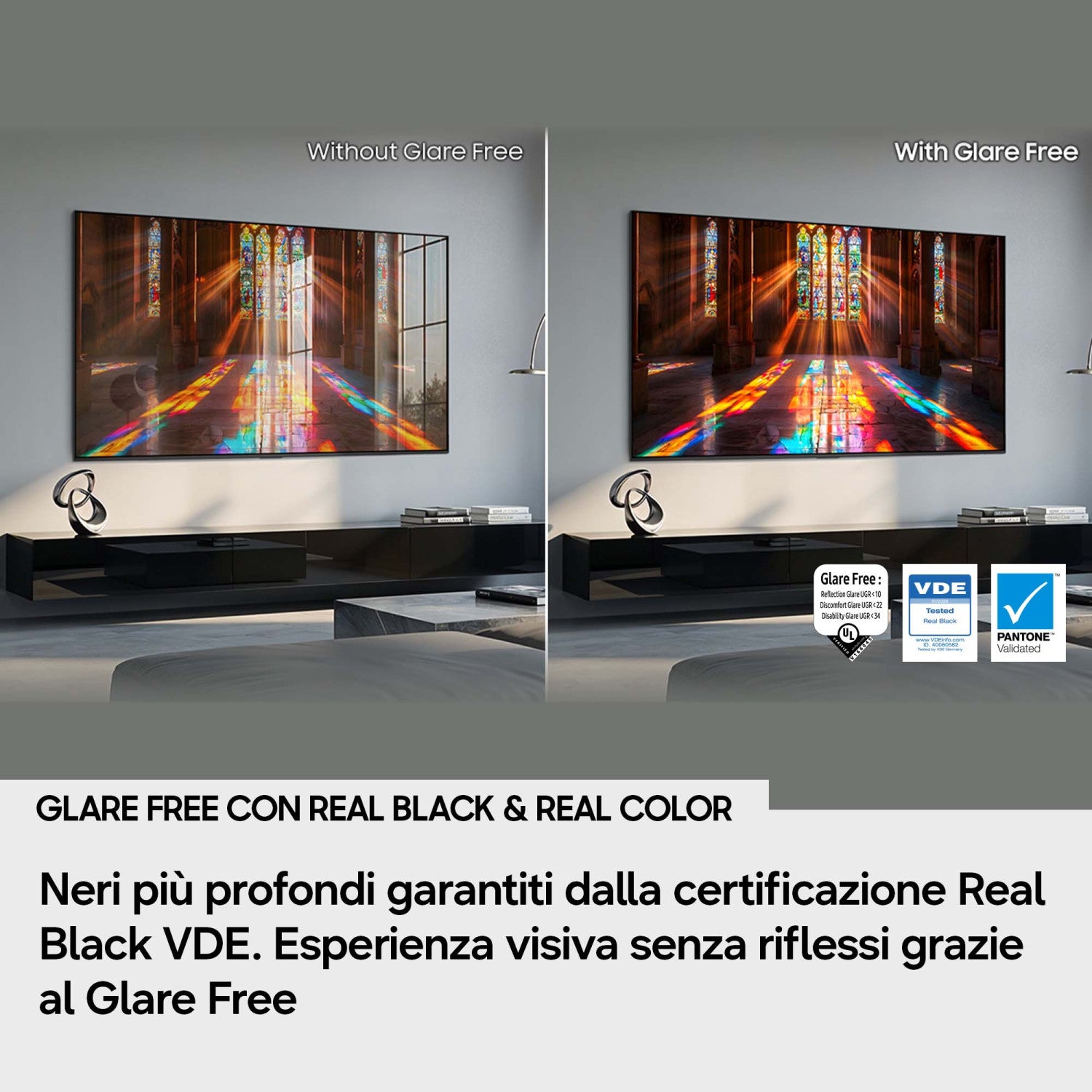 Samsung OLED AI TV 48 pollici QE48S90HAEXZT 4K, Processore NQ4 AI Gen3, 4K AI Upscaling Pro, Glare Free, OLED HDR , Motion Xcelerator 165Hz, Dolby Atmos OTS Lite, Laser Slim Design, Vision AI Smart TV, 2026