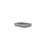 Stefanplast Cestino Elegance Grigio 35,5x26x6 cm