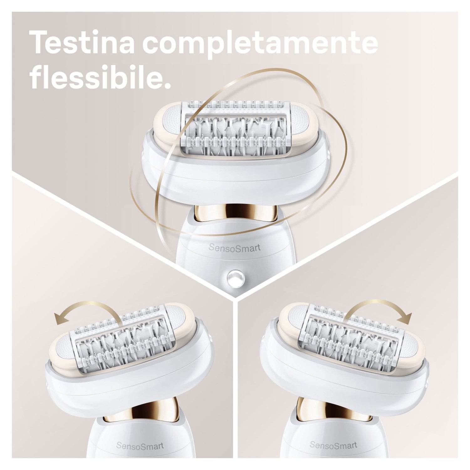 Epilatore Elettrico Braun Silk epil 9 Flex 9-002 Senso Smart Con Testina Flessibile