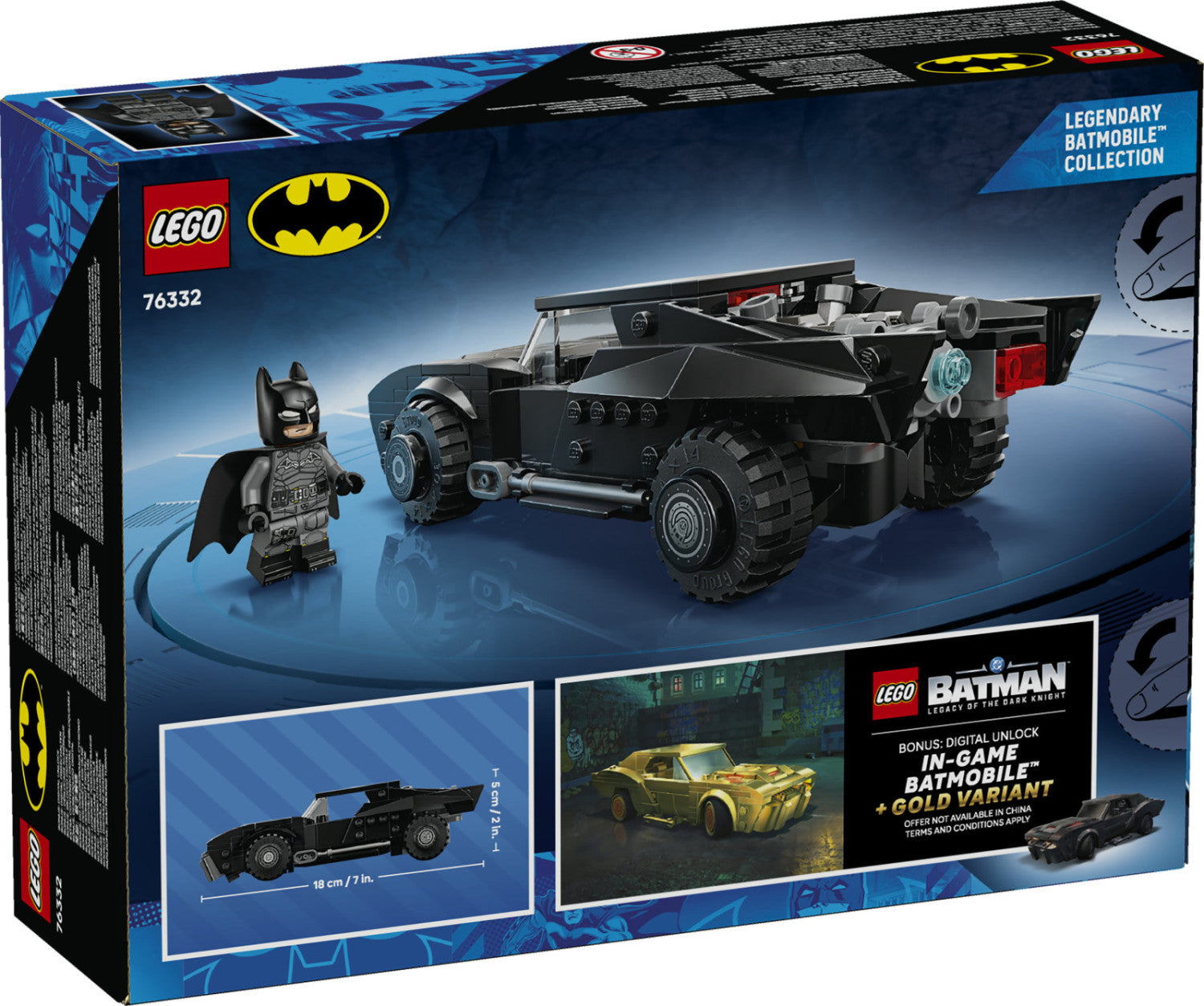 LEGO DC Batman Batmobile di Batman 76332 330 pezzi 9