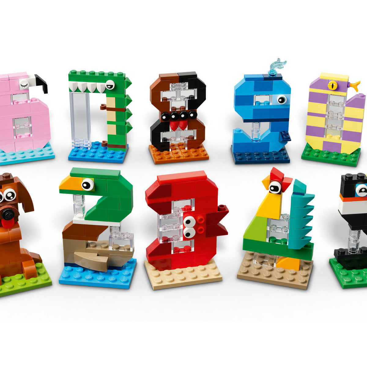 Lego Iconic 40807 Numeri Del Compleanno Giocattolo, Decorazione Per Torta, Addobbi Per Feste O Gioco Per Contare, Regalo Bambini 6