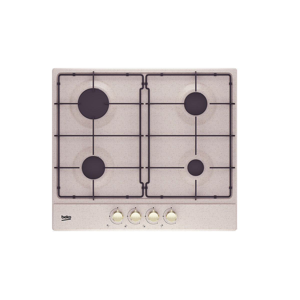Beko HIAG 64224 SAVR: 60 cm Gas Piano Cottura da Incasso ( 4 Bruciatori a Gas )