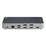 StarTech.com Docking station USB-C per Tre Monitor - Dock USB C Triplo HDMI/DP 4K - Hub USB a 5 Porte - GbE - PD 100W - Docking Station Universale Multi Monitor - Compatibile con Thunderbolt 3/4