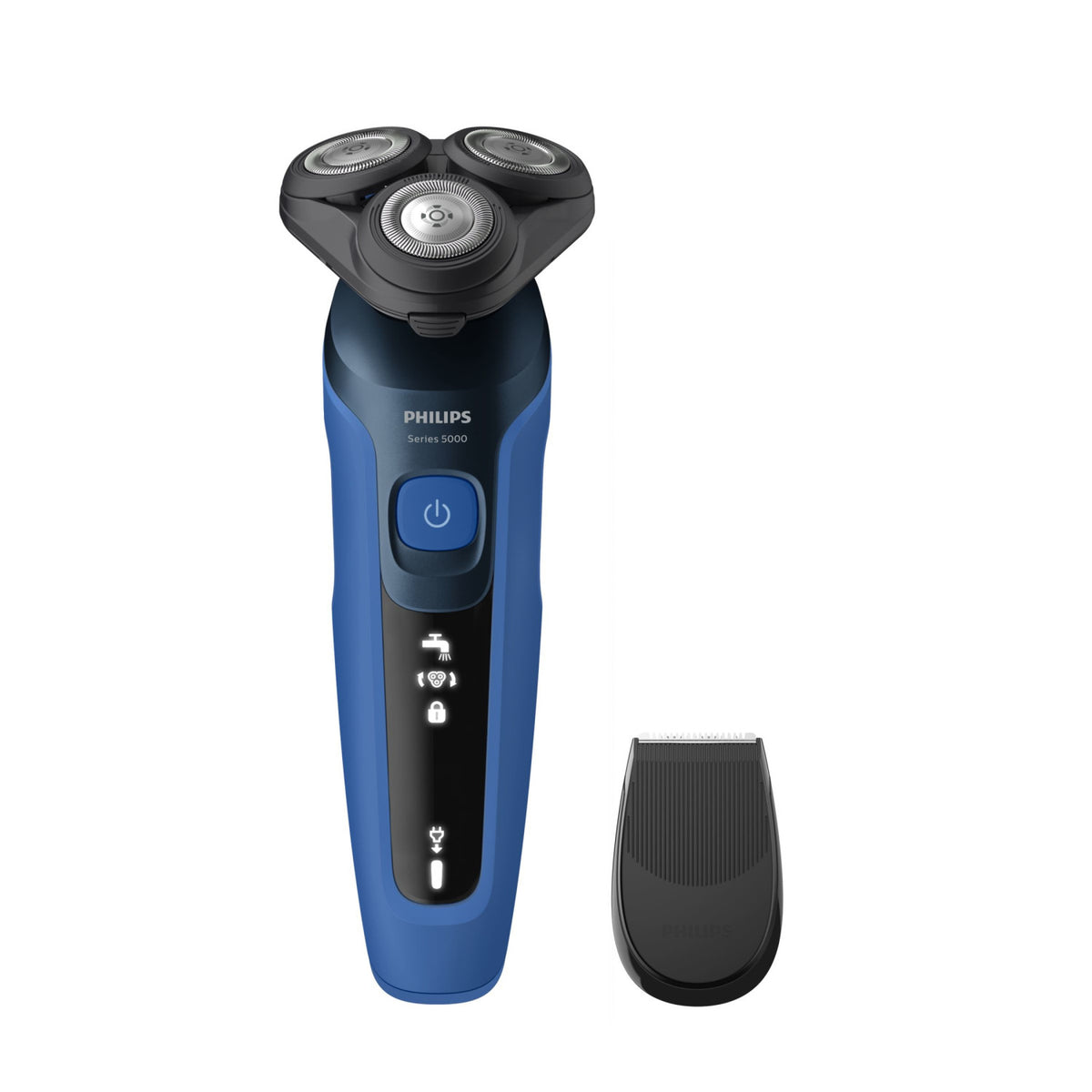 Philips Rasoio Elettrico S5466/17 Shaver Series 5000 Wet e Dry 3 Testine Rotanti Cordless Ricaricabile
