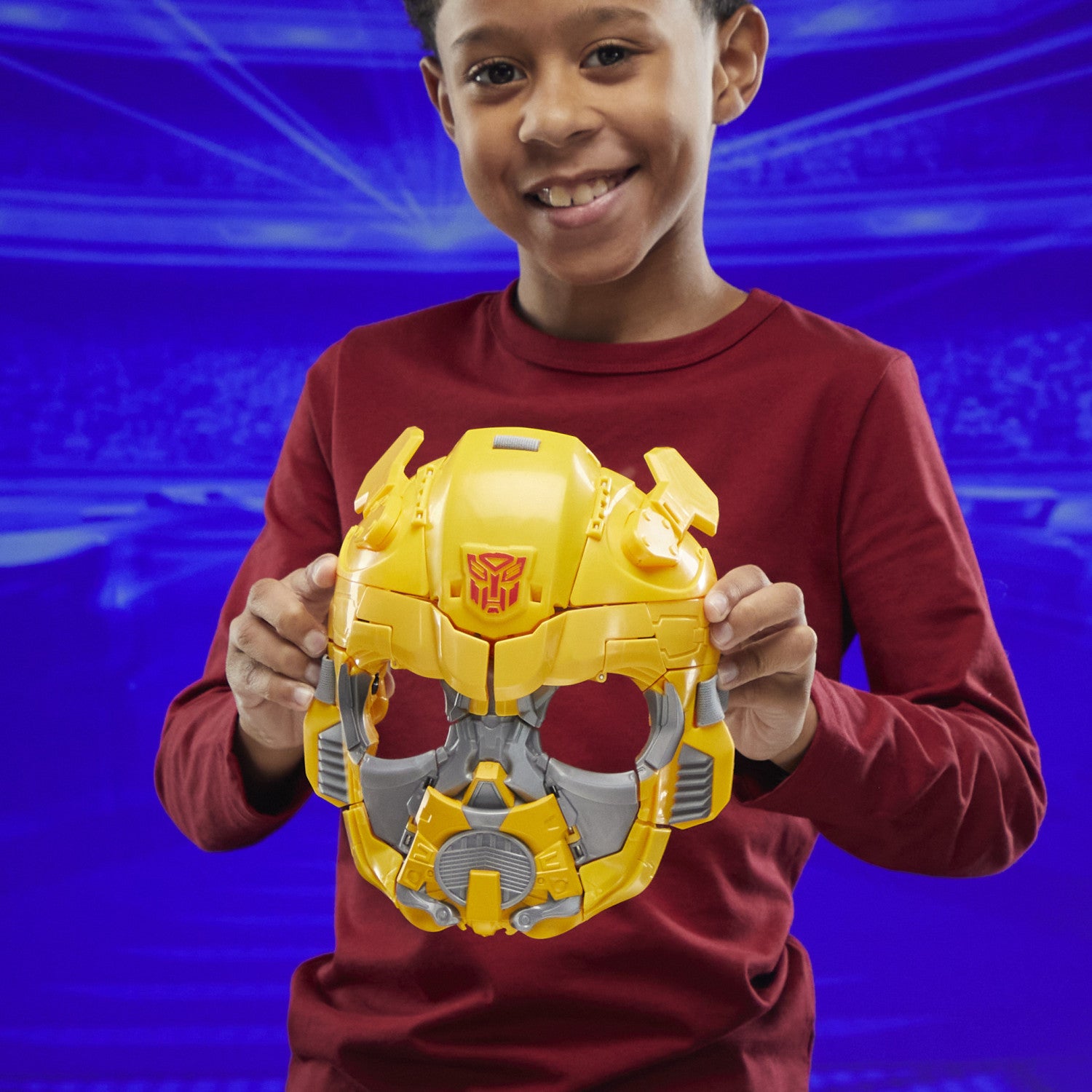 Transformers Maschera Bumblebee 2 in 1, action figure e maschera 2 in 1 di Bumblebee B-127