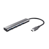 Trust Halyx Hub da USB-C a USB-A 3.2 Gen1 4 porte - Grigio Venduto come Grado B 8713439249484