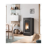 Cadel Prince 11 Libera installazione Pellet Titanio