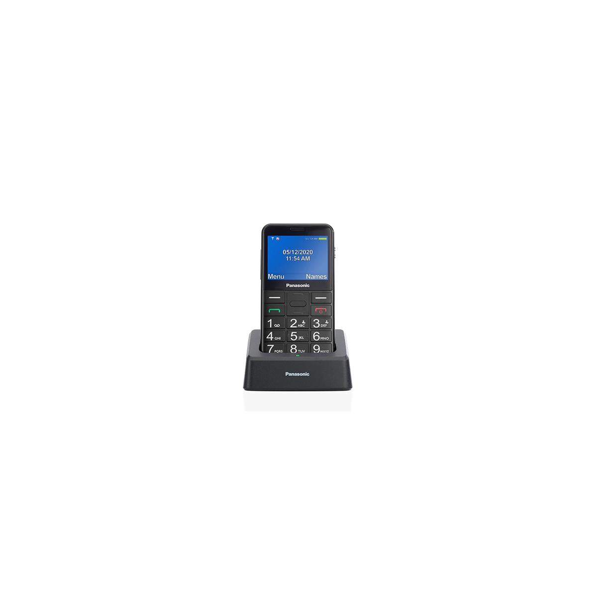 Telefono di Livello Base Panasonic KX-TU155 Schermo 2.4 Pollici 32 GB Nero