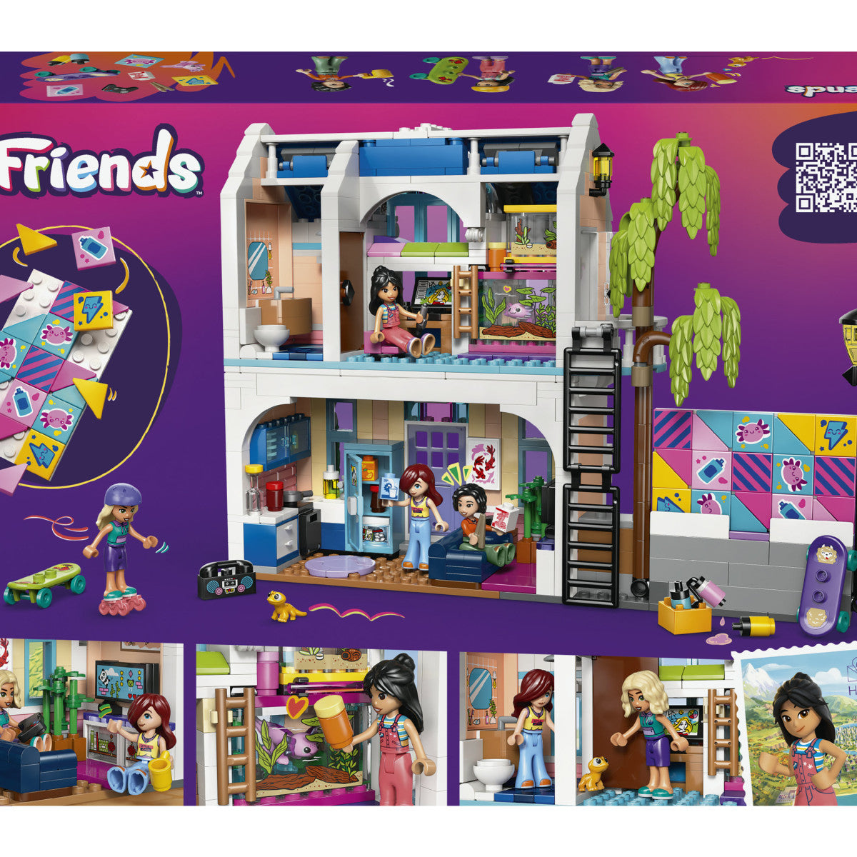 LEGO Friends Casa della Famiglia di Liann 42687 Set da Costruzione 946 Pezzi per Bambini dai 7 Anni