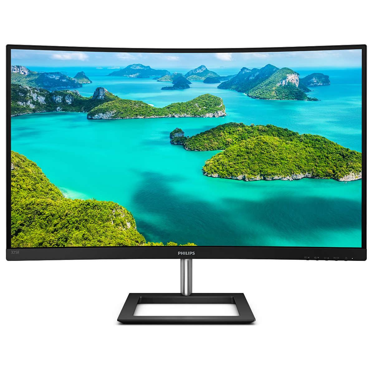 Monitor Pc Curvo Philips E Line 325E1C/00 Schermo 31.5 Pollici Quad Hd Nero