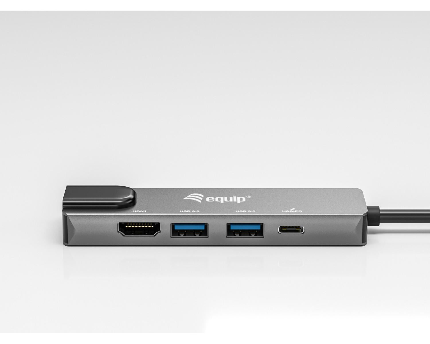 Equip 133489 replicatore di porte e docking station per laptop Cablato USB 3.2 Gen 1 (3.1 Gen 1) Type-C Grigio