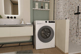 Candy ProWash 300, Lavasciuga Slim 8 5 KG, 10 più efficente della classe A, 1400 giri, Bianco, Inverter, Fresh Vapor, GWD 485SG6-S