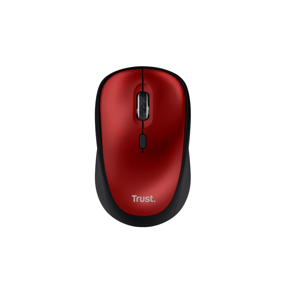 Trust B0BL7CWSS4 Mouse Yvi Wireless Eco Rosso